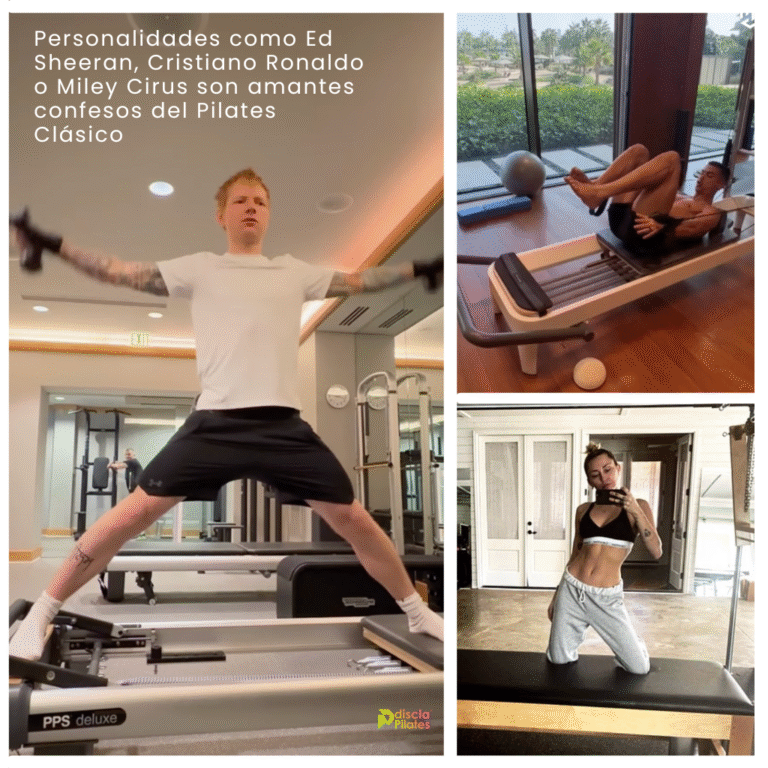 Celebrities entrenando Pilates Clásico en Reformer y Cadillac