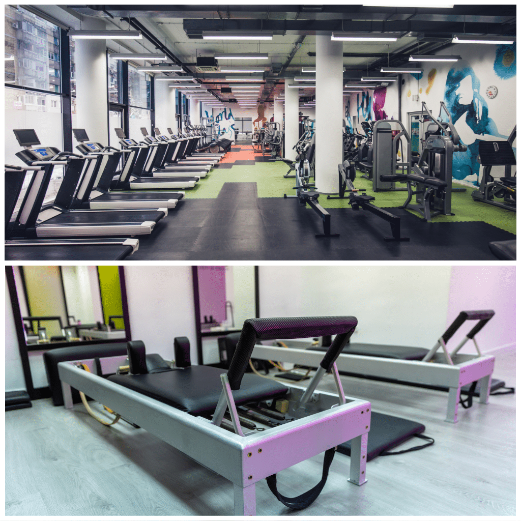 Sala Fitness VS Estudio de Pilates Clásico