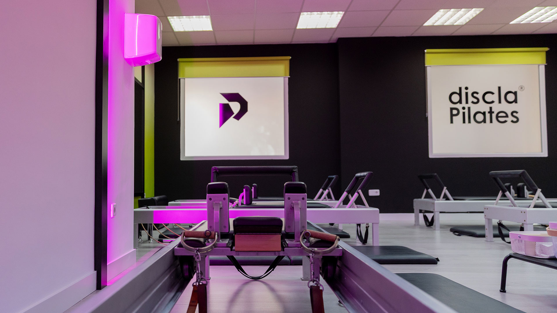 Sala interior en Discla Pilates